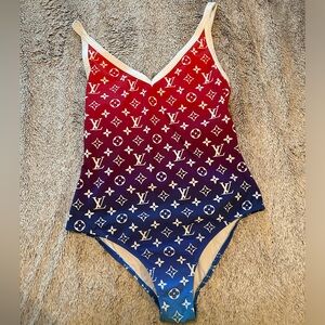 Louis Vuitton Multicolor One Piece Swimsuit